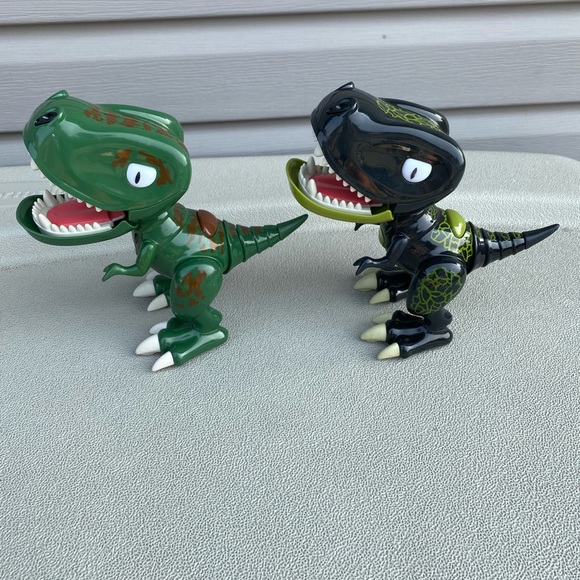 Spin Master Dinosaur Zoomer Chomplings Z-Rex Interactive Lights Sounds Push play - Picture 2 of 9